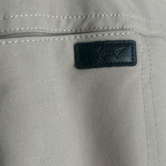 Greg Norman Men Golf Tech Pants 40X20 Beige Pockets Stretch Comfort Leisure - Picture 5 of 12